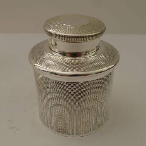 Christofle, Paris - Art Deco Silver Plated Tea Caddy