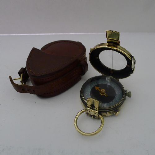 Ww1 1917 British Army Officer's Compass - Verner's Patent Mk VIII by French Ltd.