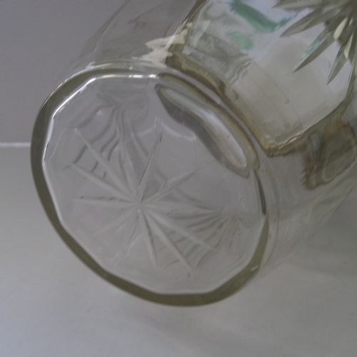 STRIKING AUTOMATED SILVER PLATED AND CUT GLASS BISCUIT BOX - ADDITIONAL PHOTO 4