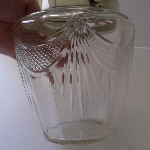 STRIKING AUTOMATED SILVER PLATED AND CUT GLASS BISCUIT BOX - ADDITIONAL PHOTO 12