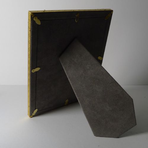 FRENCH GILDED BRONZE PASTE STONE PICTURE FRAME TWOWAY - ADDITIONAL PHOTO 4