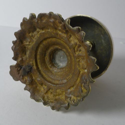 ANTIQUE ENGLISH POLISHED BRASS COUNTER DESK BELL C1890 - ADDITIONAL PHOTO 4