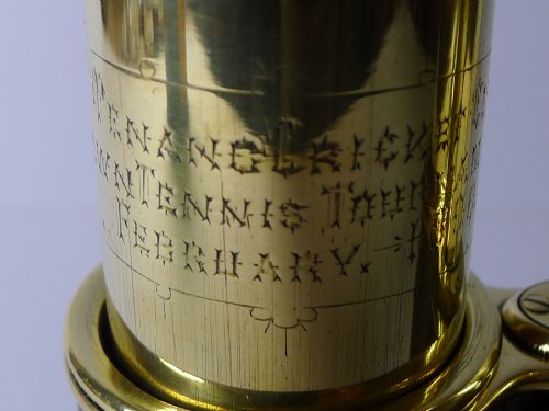 fig 1. Antique French Triple Optic Binoculars - Marine / Theatre / Field Dated1890