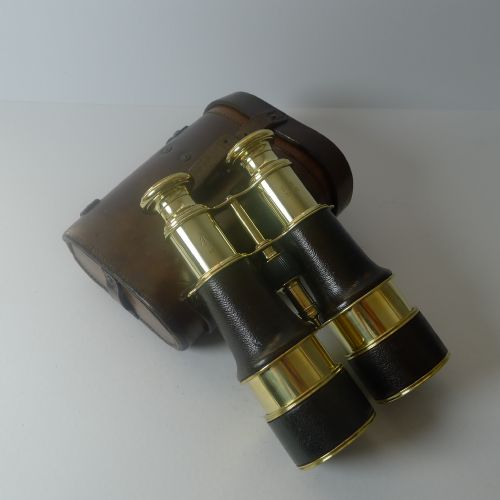 Pair Ww1 Binoculars - British Officer's Issue by Lemaire, Paris