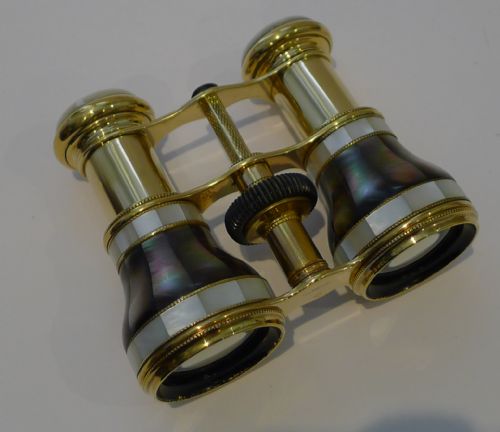 Exceptional Pair Antique Opera Glasses by Colmont, Paris