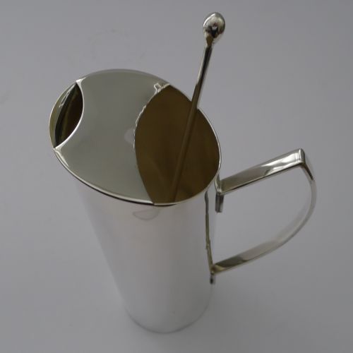 fig 1. Art Deco Martini / Cocktail Jug and Mixing Spoon c.1940