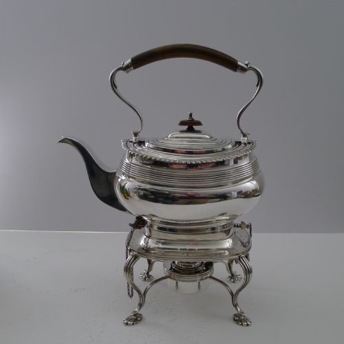 Silver Plated Spirit Kettle on Stand - Mappin & Webb