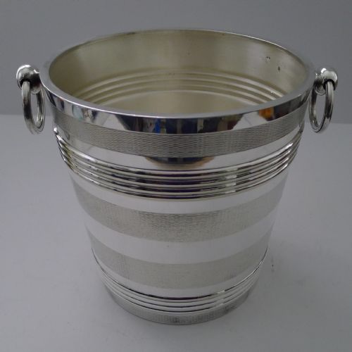 fig 1. Rare Art Deco Champagne Bucket / Wine Cooler - Christofle, Paris