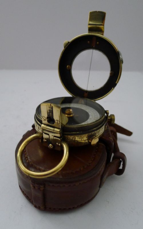 Ww1 1918 British Army Officer's Compass - Verner's Patent Mk VII by French Ltd.