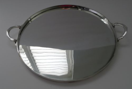 fig 1. Keith Murray For Mappin & Webb - Art Deco Cocktail Tray