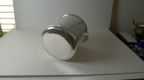 fig 3. Antique French Silver Plated Wine or Champagne Cooler / Bucket, Puiforcat, Paris