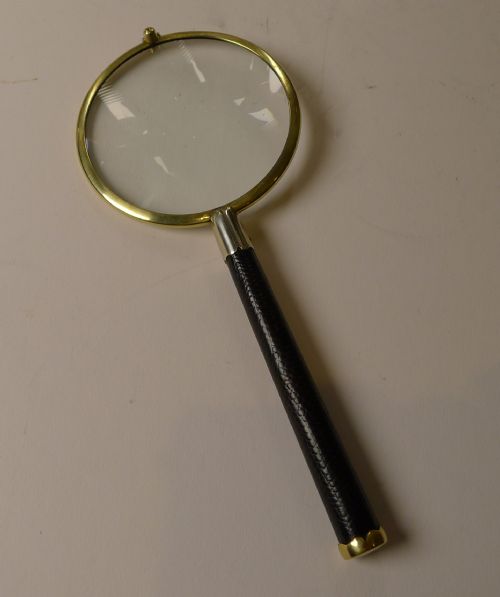 Smart Antique Magnifying Glass by P H Vogel & Co. C.1920