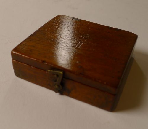 ANTIQUE ENGLISH MAHOGANY CASED COMPASS BY STANLEY LONDON - ADDITIONAL PHOTO 1