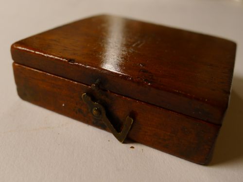 ANTIQUE ENGLISH MAHOGANY CASED COMPASS BY STANLEY LONDON - ADDITIONAL PHOTO 4