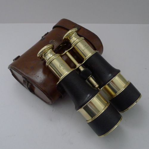 Pair Ww1 Binoculars - British Officer's Issue by Lemaire, Paris
