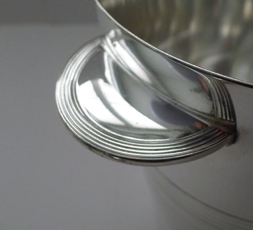 LUC LANEL FOR CHRISTOFLE PAIR CHAMPAGNE BUCKETS WINE COOLERS VULCAN C1940 - ADDITIONAL PHOTO 4