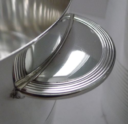 LUC LANEL FOR CHRISTOFLE PAIR CHAMPAGNE BUCKETS WINE COOLERS VULCAN C1940 - ADDITIONAL PHOTO 10