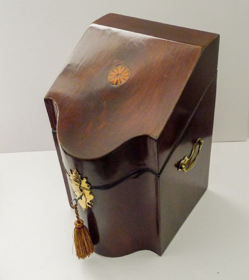 Antique English George III Knife Box / Stationary C.1790