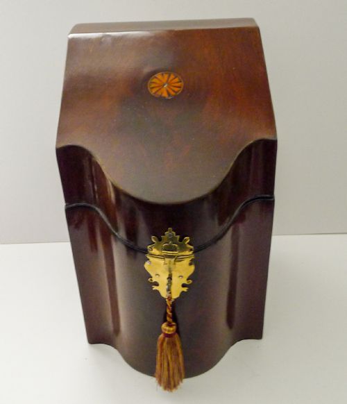 fig 1. Antique English George III Knife Box / Stationary c.1790