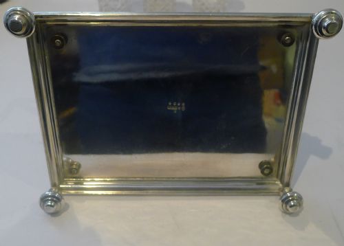 ANTIQUE ENGLISH SILVER PLATED CRUET SET C1880 - ADDITIONAL PHOTO 3