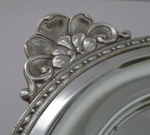 fig 1. French Art Nouveau Silver Plated Cocktail Tray by Orfèvrerie Claude Perrin c.1920
