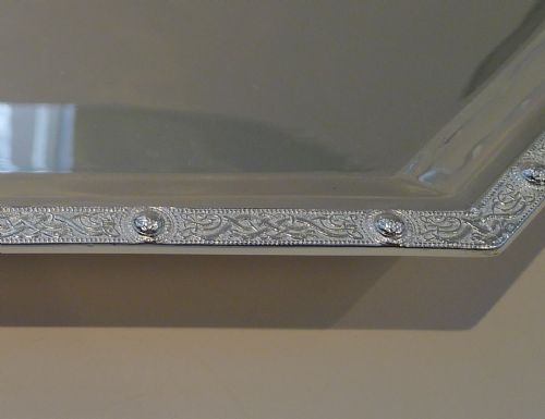 SUPERB ART DECO COCKTAIL TRAY CELTIC DESIGN BY ROBERTS DORE - ADDITIONAL PHOTO 1