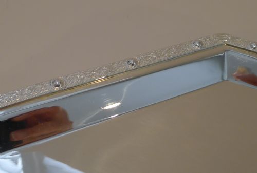 SUPERB ART DECO COCKTAIL TRAY CELTIC DESIGN BY ROBERTS DORE - ADDITIONAL PHOTO 3