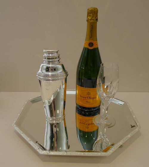 SUPERB ART DECO COCKTAIL TRAY CELTIC DESIGN BY ROBERTS DORE - ADDITIONAL PHOTO 9