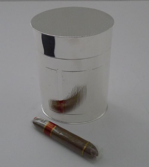 FRENCH MODERNIST SILVER PLATED CIGAR BOX BY CREVILLEN PARIS C1960 - ADDITIONAL PHOTO 4