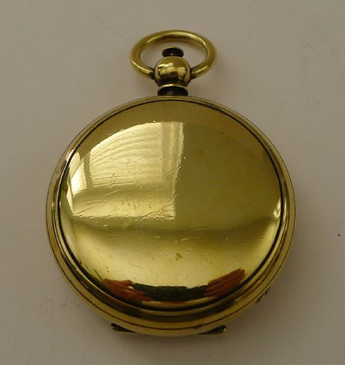 fig 1. Antique English Brass Cased Compass Reg. No. For 1903
