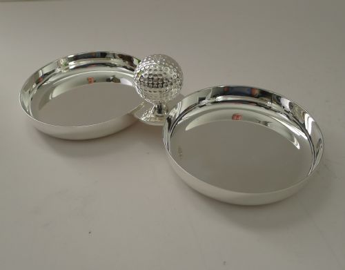 Hermes, Paris, Rare Double Golf Vide Poche / Trays C.1960