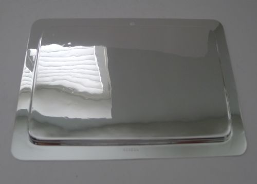 ANTIQUE ENGLISH SILVER PLATED COCKTAIL TRAY BY JOHN COLLYER CO C1920 - ADDITIONAL PHOTO 5