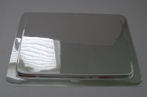 ANTIQUE ENGLISH SILVER PLATED COCKTAIL TRAY BY JOHN COLLYER CO C1920 - ADDITIONAL PHOTO 7