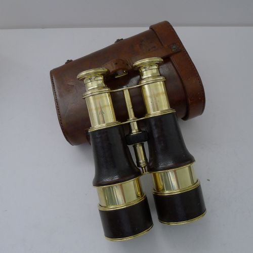 Pair Ww1 Binoculars - British Officer's Issue by Lemaire, Paris