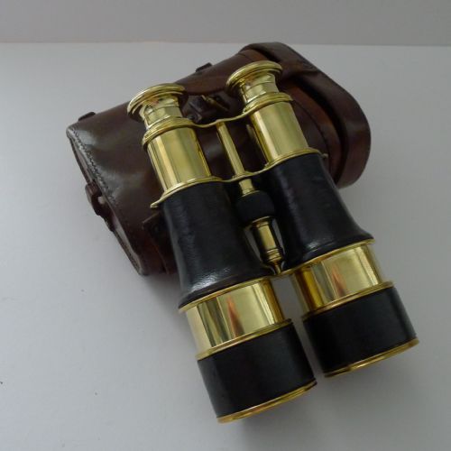 Pair Ww1 Binoculars - British Officer's Issue by Lemaire, Paris