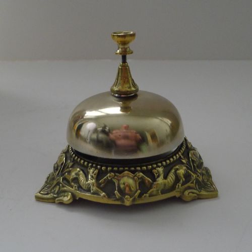Fine English Desk / Counter Bell Dated 1868