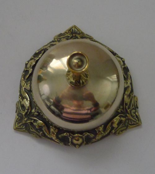 fig 1. Fine English Desk / Counter Bell Dated 1868