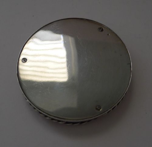 fig 1. Rare Hermès, Paris Sterling Silver Chain Link Desk Compass c.1960