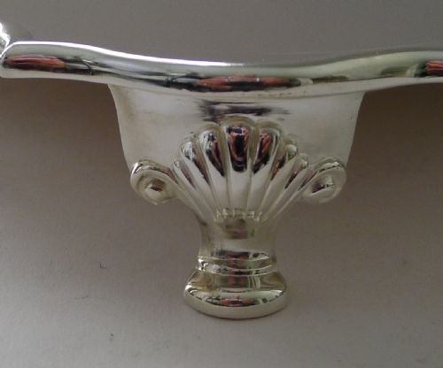 ANTIQUE SQUARE SILVER PLATED COCKTAIL DRINKS TRAY BY WALKER HALL C1920 - ADDITIONAL PHOTO 1