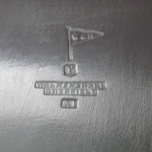 ANTIQUE SQUARE SILVER PLATED COCKTAIL DRINKS TRAY BY WALKER HALL C1920 - ADDITIONAL PHOTO 6