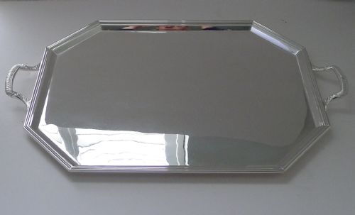 SMART HANDLED DRINKS TRAY BY J B CHATTERLEY SONS C1930 - ADDITIONAL PHOTO 5