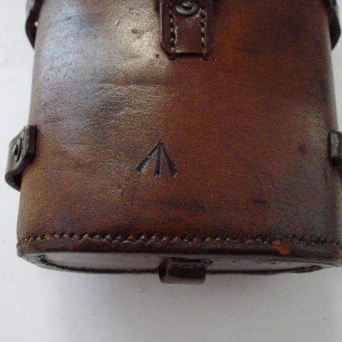 fig 1. Pair WW1 Binoculars and Case, British Officer's Issue, 1916, Colmont, Paris