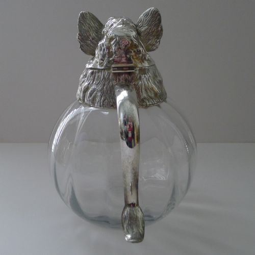 MIDCENTURY MODERN BOARS HEAD PITCHER JUG BY VALENTI - ADDITIONAL PHOTO 2