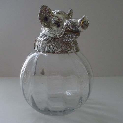 MIDCENTURY MODERN BOARS HEAD PITCHER JUG BY VALENTI - ADDITIONAL PHOTO 5