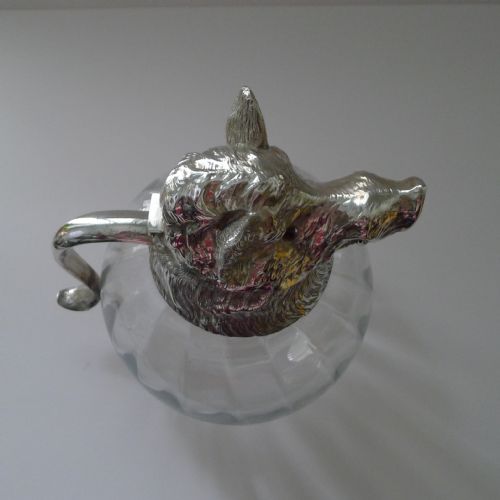MIDCENTURY MODERN BOARS HEAD PITCHER JUG BY VALENTI - ADDITIONAL PHOTO 11