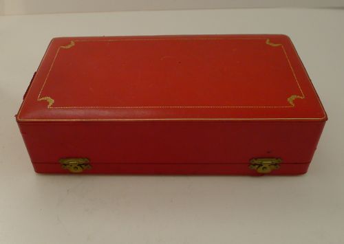 fig 2. Cartier Retailed Solid Sterling Silver Cigar Box - 1961