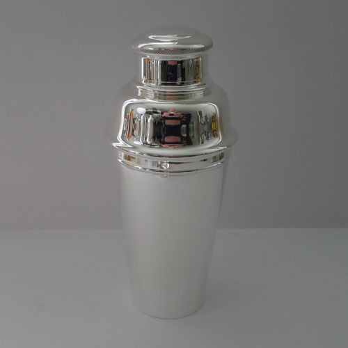 fig 1. Asprey, London, Large 1 1/2 Pint Cobbler Cocktail Shaker c.1930
