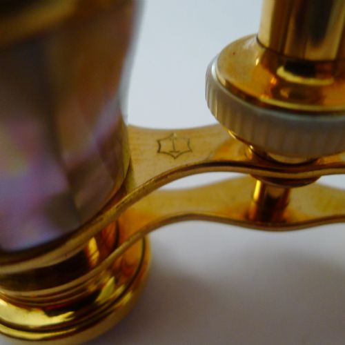 ANTIQUE OPERA GLASSES MOTHER OF PEARL C1900 SIGNED IRIS PARIS - ADDITIONAL PHOTO 6