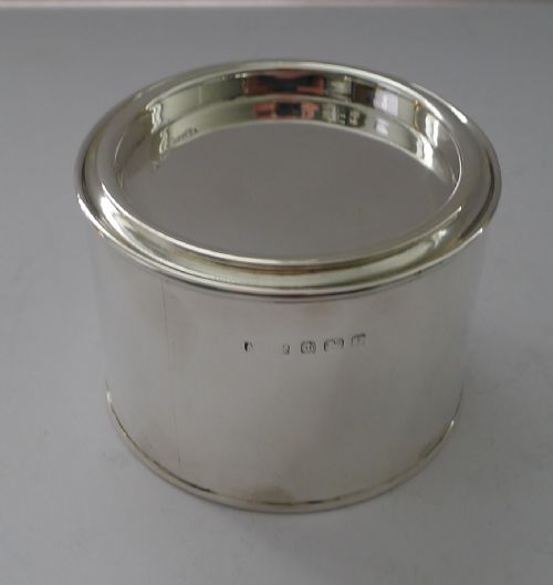 RARE ENGLISH NOVELTY PAINT TIN TEA CADDY CANISTER BY ASPREY CO 1929 - ADDITIONAL PHOTO 6