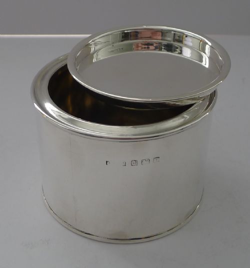 RARE ENGLISH NOVELTY PAINT TIN TEA CADDY CANISTER BY ASPREY CO 1929 - ADDITIONAL PHOTO 9